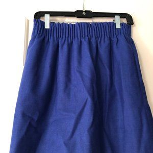 J Crew Wool Blue Skirt